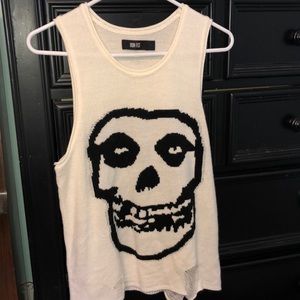 MISFITS sweater style tank top